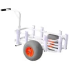 VEVOR Beach Fishing Cart, 300 lbs Load Capacity, Fishing Cart Wagon with Heavy-Duty Aluminum Alloy Frame, 13-Inch All-Terrain PU Balloon Tires, 8 Rod Holders, for Outdoor Activities Camping Picnic