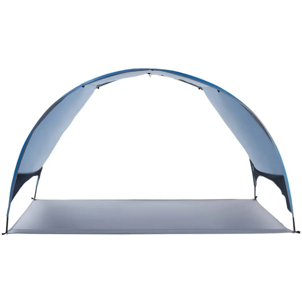 VEVOR Beach Tent Sun Shelter for 4 Person, UPF 50+ Protection, Portable Sun Shade Canopy with Carrying Bag & Ground Stakes, Lightweight and Easy Setup Beach Umbrella for Camping Fishing Outdoor Picnic