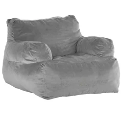 VEVOR Bean Bag Chair, BeanBag Sofa Chair with Armrests for Adults, Fluffy Plush & High-Density Foam Filling Adult Bean Bag with Zapper, Comfy Lazy Sofa Chair Ideal for Living Room, Bedroom, Beige
