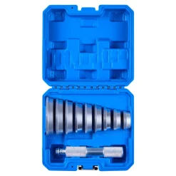 VEVOR Bearing Press Kit, 10 Pcs, Bearing Race and Seal Driver Set with 9 Bushings and Handle Shaft, Bushing Driver Tool Set, Heavy Duty Aluminum Alloy Removal Installation Tool Kit with Storage Case