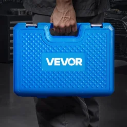 VEVOR Bearing Press Kit, 7 Pcs, Bearing Race and Seal Driver Set with 5 Bushings, Handle Shaft and Extension Rod, Bushing Driver Tool Set, Heavy Duty Removal Installation Tool Kit with Storage Case