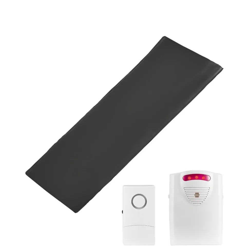 VEVOR Bed Alarm System for Elderly Adults, 14 x 30-inch Wireless Bed Sensor Pad with Pager, Safety Bed Alarms and Fall Prevention Pad for Home, Hospital, Rehabilitation Center