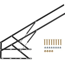 VEVOR Bed Lift, 59x79 in Compatible Extra-large Size 309 lbs Load Bearing, DIY Wall Bed Mechanical Hardware Kit Vertical Deluxe, Pneumatic Lever Heavy Duty Support, Folding for Guestroom