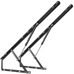 VEVOR Bed Lift, 59x71 in Compatible Bed Size 154 lbs Load Bearing, DIY Wall Bed Mechanical Hardware Kit Vertical Deluxe, Pneumatic Lever Heavy Duty Bed Support, Folding Wall Bed for Guestroom