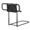 VEVOR Bed Rails for Elderly Adults Folding Bed Side Assist Rail for Seniors, Length & Height Adjustable, High-Strength Steel Bed Cane with Storage Pocket, Fits King Queen Full Twin Bed, 300LBS Support