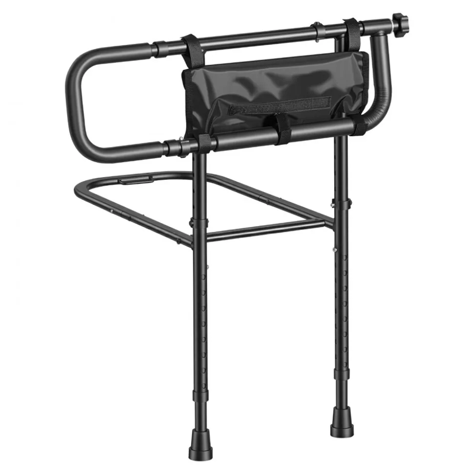 VEVOR Bed Rails for Elderly Adults 200LBS Loading Bed Side Assist Rail, with Motion Sensor LED Light, Adjustable Height & Length, Non-Slip Handle, High-Strength Steel, Fit King Queen Full Twin Bed