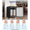 VEVOR Beer Kegerator, Triple Tap Home Draft Beer Dispenser for Ball Lock, Full Size Keg Refrigerator with 5lbs CO2 Tank, Hold 2 Sixth / 2 Slim / 3 Ball lock keg, 162L