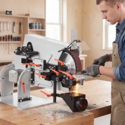 VEVOR Belt Grinder Sander with VFD, 72 x 2-Inch Variable Speed Belt Polisher, 1500W Knife Making Machine with 3 Grinding Modes & 3PCS Sanding Belts for Metalworking, Compatible with 72