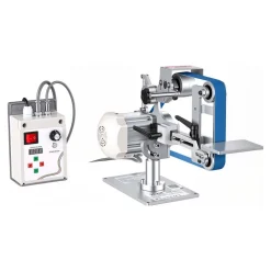 VEVOR Belt Grinder Sander with VFD, 30 x 1-Inch Variable Speed Belt Polisher, 550W Polishing Grinding Machine with 2 Grinding Modes & 3PCS Sanding Belts for Metalworking, Knife Making