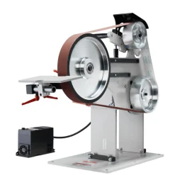 VEVOR Belt Grinder Sander, 72 x 2-Inch Variable Speed Belt Polisher with VFD, 1500W Knife Sharpener with 3 Grinding Moulds & 3PCS Sanding Belts for Metalworking, Compatible with 72"- 82*2" Belts