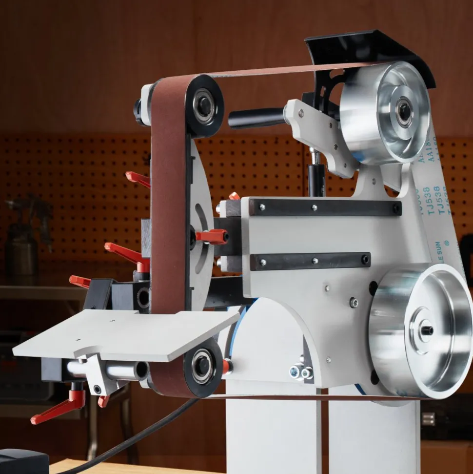 VEVOR Belt Grinder Sander, 72 x 2-Inch Variable Speed Belt Polisher with VFD, 1500W Knife Sharpener with 3 Grinding Moulds & 3PCS Sanding Belts for Metalworking, Compatible with 72"- 82*2" Belts