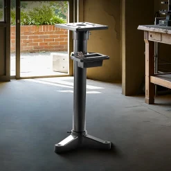 VEVOR Bench Grinder Stand, Heavy-Duty Bench Grinder and Vise Floor Pedestal with 10.6