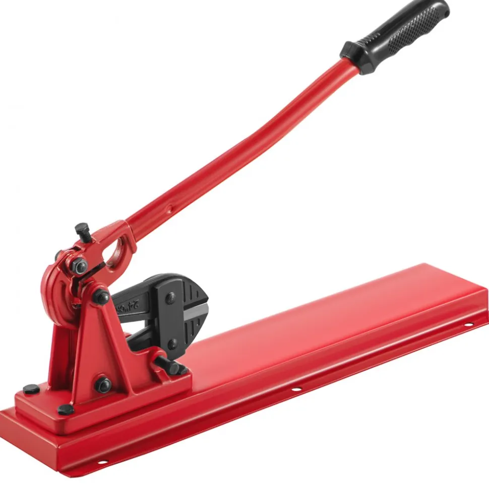 VEVOR Bench Swager Tool 24" Wire Rope Swaging Tool with Crimper Cable Bolt Cutter Head Bench Crimper 1/16"-3/16" Aluminum/Copper Sleeves Bench Cable Alloy Steel Crimper Swager for1/2" Wire Rope Fe
