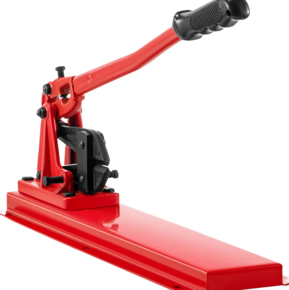 VEVOR Bench Swager Tool 24" Wire Rope Swaging Tool with Crimper Cable Bolt Cutter Head Bench Crimper 1/16"-3/16" Aluminum/Copper Sleeves Bench Cable Alloy Steel Crimper Swager for1/2" Wire Rope Fe