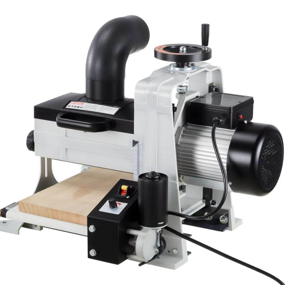 VEVOR 10" Benchtop Drum Sander, 1HP 1725RPM Dual Motor Drum Sander for Woodworking - Variable Speed Conveyor Belt & 4" Dust Collection Port for Cabinet Making & Furniture Finishing