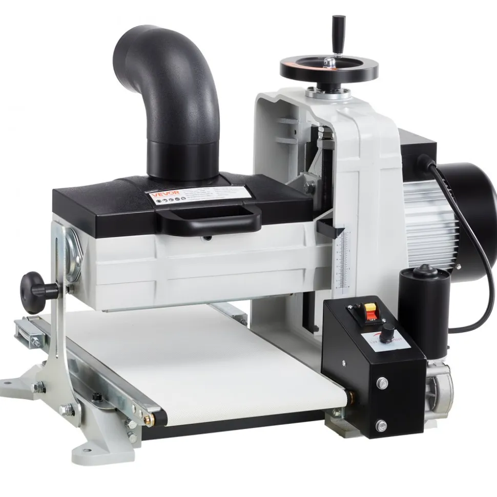 VEVOR 10" Benchtop Drum Sander, 1HP 1725RPM Dual Motor Drum Sander for Woodworking - Variable Speed Conveyor Belt & 4" Dust Collection Port for Cabinet Making & Furniture Finishing