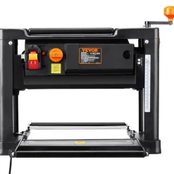 VEVOR Benchtop Thickness Planer, Dual Speed, 13" Wide Table, Equipped with Three Blades, 15-Amp 2000W Motor, Includes 12" Extended Input Table, Designed for Quiet Operation on Various Wood Types