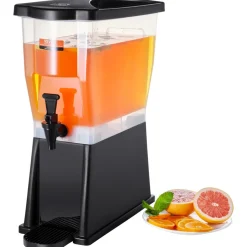 VEVOR Beverage Dispenser, 3 Gallon Drink Dispenser for Parties, Plastic Juice Dispenser with Stand Spigot Lid, Iced Tea Lemonade Juice Water Dispenser, for Restaurants, Hotels, Parties