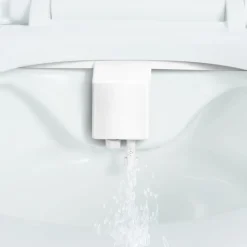 VEVOR Bidet Attachment for Toilet, Non-Electric Bidet Toilet Seat Attachment - Dual Retractable Nozzles, Adjustable Water Pressure, Easily Installed Cold Water Sprayer for Rear Feminine Wash, White