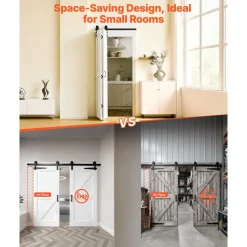 VEVOR Bifold Barn Door, 36