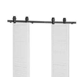 VEVOR Bi-Folding Sliding Barn Door Hardware Track Kit, 52