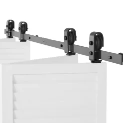 VEVOR Bi-Folding Sliding Barn Door Hardware Track Kit, 52