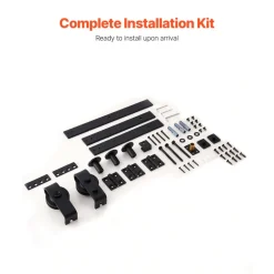 VEVOR Bi-Folding Sliding Barn Door Hardware Track Kit, 36