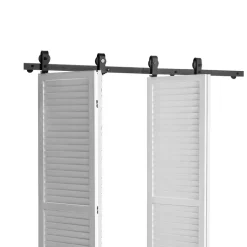 VEVOR Bi-Folding Sliding Barn Door Hardware Track Kit, 52