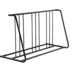 VEVOR Bike Rack, Fits Tire Width 3 Inch/76.2 mm, Carbon Steel Double-Sided Grid Bike Rack Stand, Freestanding Bicycle Storage Holder for Curbside, Garage, Indoor, Outdoor Parking, 6-Bicycle Capacity