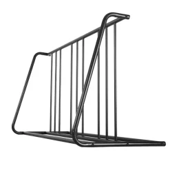 VEVOR Bike Rack, Fits Tire Width 3 Inch/76.2 mm, Carbon Steel Double-Sided Grid Bike Rack Stand, Freestanding Bicycle Storage Holder for Curbside, Garage, Indoor, Outdoor Parking, 6-Bicycle Capacity