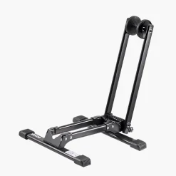 VEVOR Bike Rack, Fits 20 to 29 Inch Mountain & Road Bikes, Alloy Steel Rust-Resistant Bike Floor Stand Rack, Foldable Bicycle Stand for Entryway, Garage, Home Bikes Parking & Storage, 1 Pack, Black