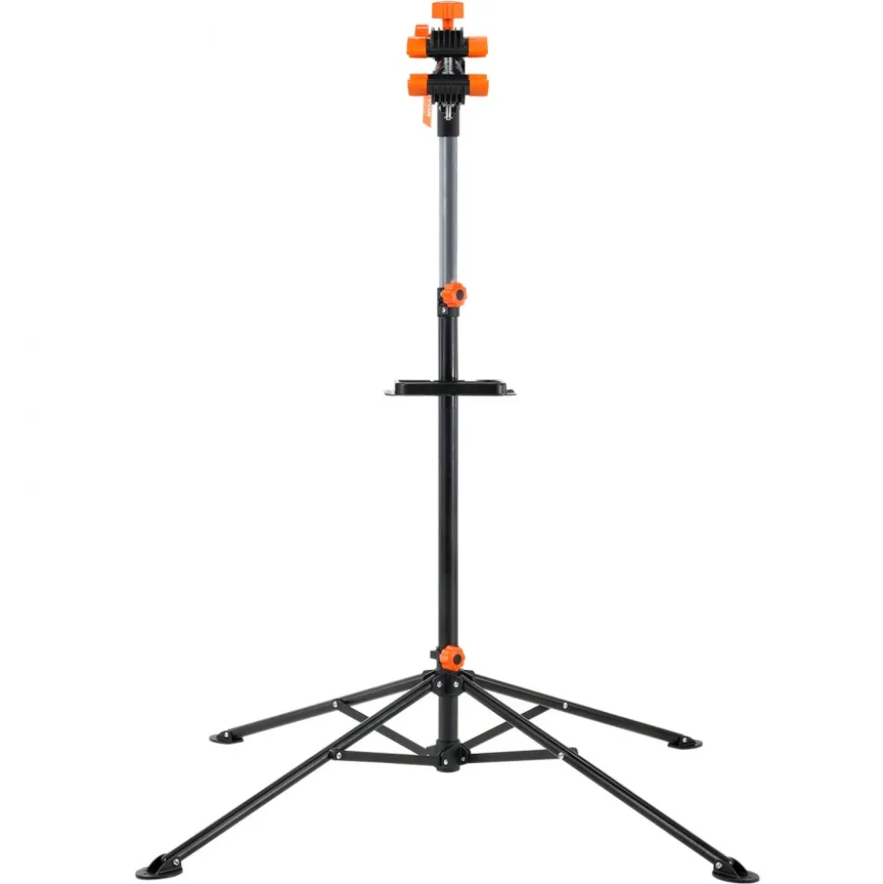 VEVOR Bike Repair Stand, 80 lbs Heavy-duty Steel Bicycle Repair Stand, Adjustable Height Bike Maintenance Workstand with Magnetic Tool Tray Telescopic Arm, Foldable Bike Work Stand for Home, Shops