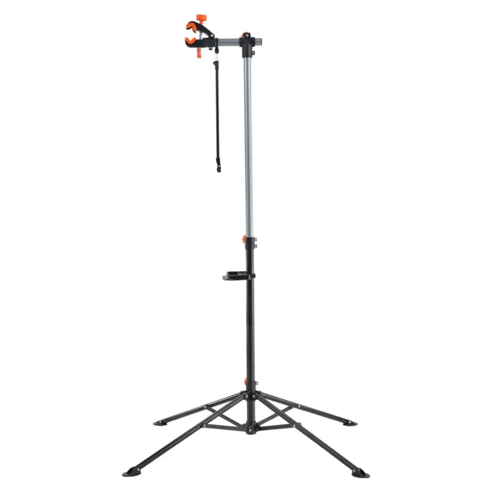 VEVOR Bike Repair Stand, 80 lbs Heavy-duty Steel Bicycle Repair Stand, Adjustable Height Bike Maintenance Workstand with Magnetic Tool Tray Telescopic Arm, Foldable Bike Work Stand for Home, Shops