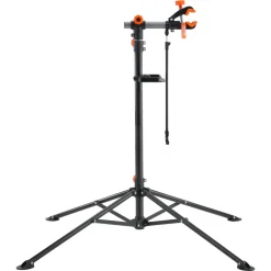 VEVOR Bike Repair Stand, 80 lbs Heavy-duty Steel Bicycle Repair Stand, Adjustable Height Bike Maintenance Workstand with Magnetic Tool Tray Telescopic Arm, Foldable Bike Work Stand for Home, Shops