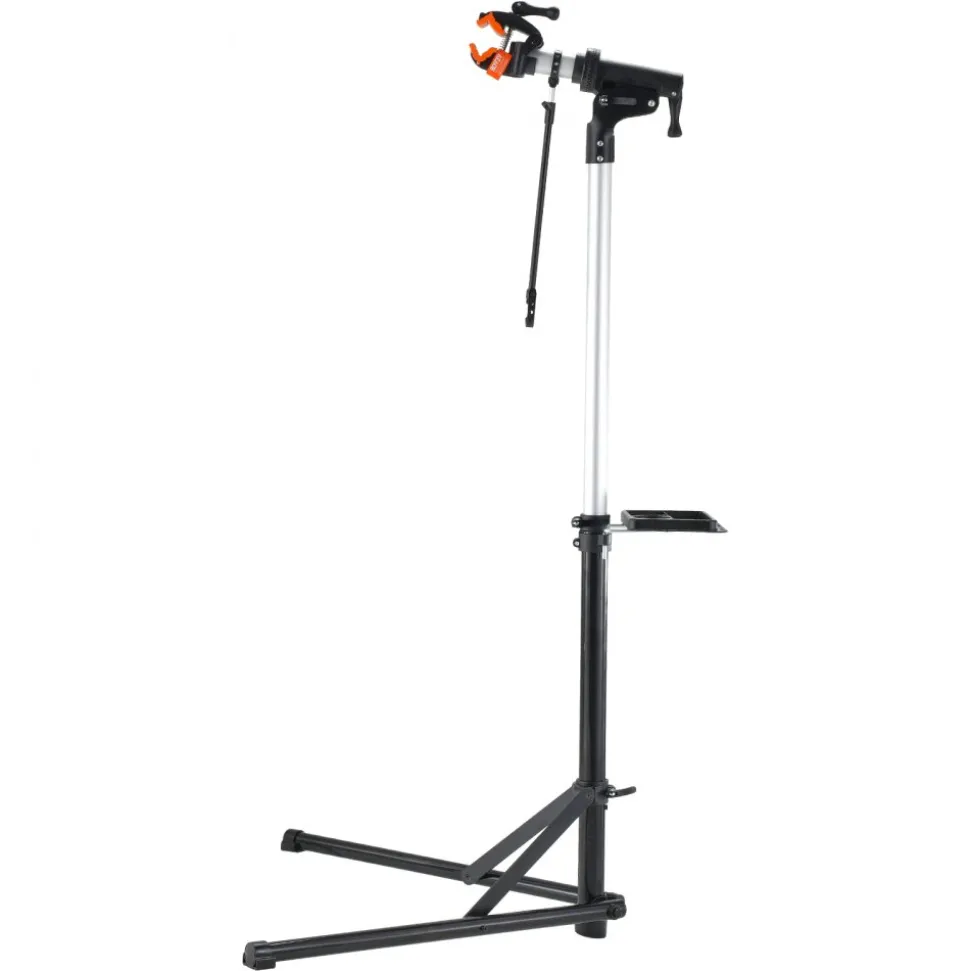 VEVOR Bike Repair Stand, 66 lbs Heavy-duty Aluminum Bicycle Repair Stand, Adjustable Height Bike Maintenance Workstand with Magnetic Tool Tray Telescopic Arm, Foldable Bike Work Stand for Home, Shops