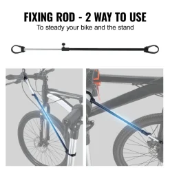 VEVOR Bike Repair Stand, 66 lbs Heavy-duty Aluminum Bicycle Repair Stand, Adjustable Height Bike Maintenance Workstand with Magnetic Tool Tray Telescopic Arm, Foldable Bike Work Stand for Home, Shops