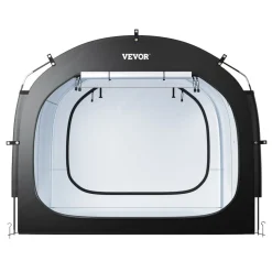 VEVOR Bike Storage Tent, 5 Bikes, Outdoor Spacious Bike Storage Tent with Ventilated Window, Waterproof Easy-to-Install Bike Tent with High Strength Fiberglass & Dual Zippers, Fit for Bicycle
