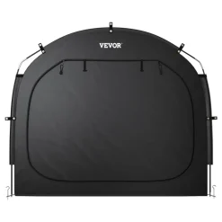 VEVOR Bike Storage Tent, 4 to 5 Bikes, Outdoor Spacious Bike Storage Tent with Ventilated Window, Waterproof Easy-to-Install Bike Tent with High Strength Fiberglass & Dual Zippers, Fit for Bicycle