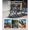 VEVOR Bike Trainer, 26-29 Inch & 700C Wheels, Foldable Fluid Bicycle Stationary Trainer Stand for Indoor Exercise Riding with Quick Release Skewer & Front Wheel Riser Block, Fits Road Bikes, Black