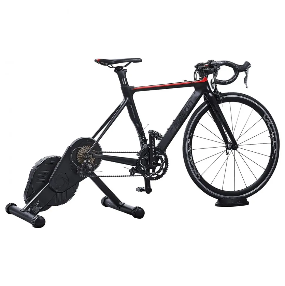 VEVOR Bike Trainer, 1-13 Level, 26-29 in & 700C Wheels, Smart Bicycle Stationary Stand for Indoor Exercise Riding with Front Wheel Riser Block, Fits Road and Mountain Bikes, Compatible with Zwift App