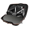 VEVOR Bike Travel Case, Bicycle Travel Bag with EVA Hard Shell, Quick-Release Buckle, Dual Zipper, TSA Lock and Wheels, Black Bicycle Case for Airplane, Easy Transportation Bag for 700C Road Bike
