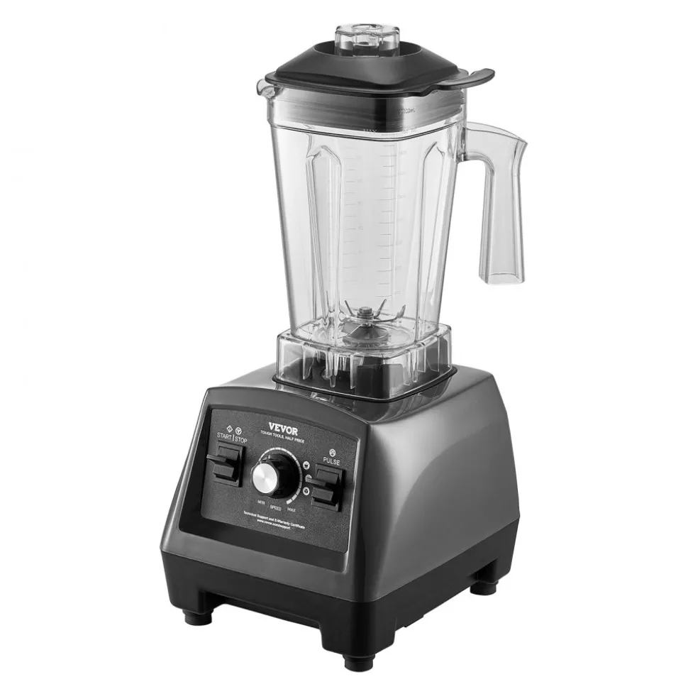 VEVOR Blender for Smoothies, 61 oz 1400W, Professional Blender with Powerful Motor, Multi-Functional Food Processing Blender for Smoothie/Milkshake/Juice, Fits for Kitchen