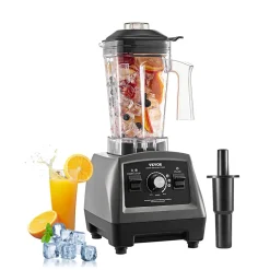 VEVOR Blender for Smoothies, 85 oz 1400W, Professional Blender with Powerful Motor, Multi-Functional Food Processing Blender with 2 Cups for Smoothie/Milkshake/Juice, Fits for Kitchen
