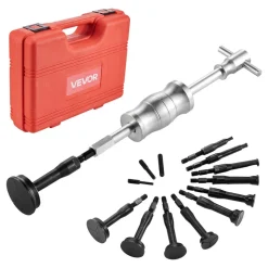 VEVOR Blind Hole Bearing Puller Set, 16-in-1 Inner Bearing Race and Seal Extractor Kit, 16 PCS Slide Hammer Pilot Insert Inner Internal Bearing Removal Tool Set with 10 Split Collets and Counterstay