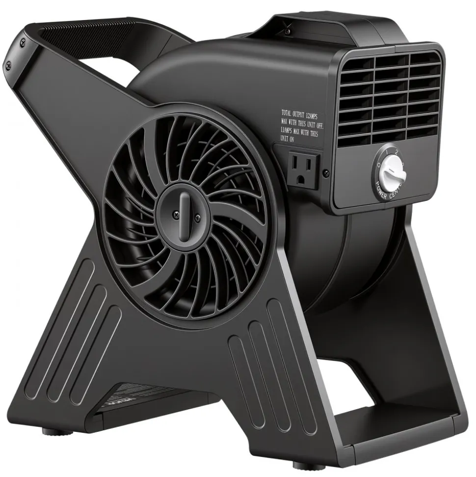 VEVOR Blower Fan, 13 in Portable Utility Floor Fan, 300 CFM, 3 Speeds, Multi-Angle Airflow, Lightweight Portable High Velocity Air Mover, for Drying, Dehumidifying, Carpets, Air Circulation, Cooling