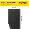 VEVOR Boat Carpet, 6 ft x 29.5 ft Marine Carpet for Boats, Waterproof Black Indoor Outdoor Carpet with Marine Backing Anti-Slide Marine Grade Boat Carpet Cuttable Easy to Clean Patio Rugs Deck Rug