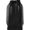 VEVOR Boat Fenders, 5.5" x 20" Boat Bumpers for Docking, Inflatable Ribbed Fender with Center Holes, Marine Boat Dock Fender Bumper with Air Pump, 4 Needles and 4 Ropes and Storage Bag, Black