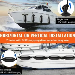 VEVOR Boat Fenders, 8.5