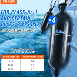 VEVOR Boat Fenders, 8.5