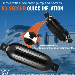 VEVOR Boat Fenders, 6.5